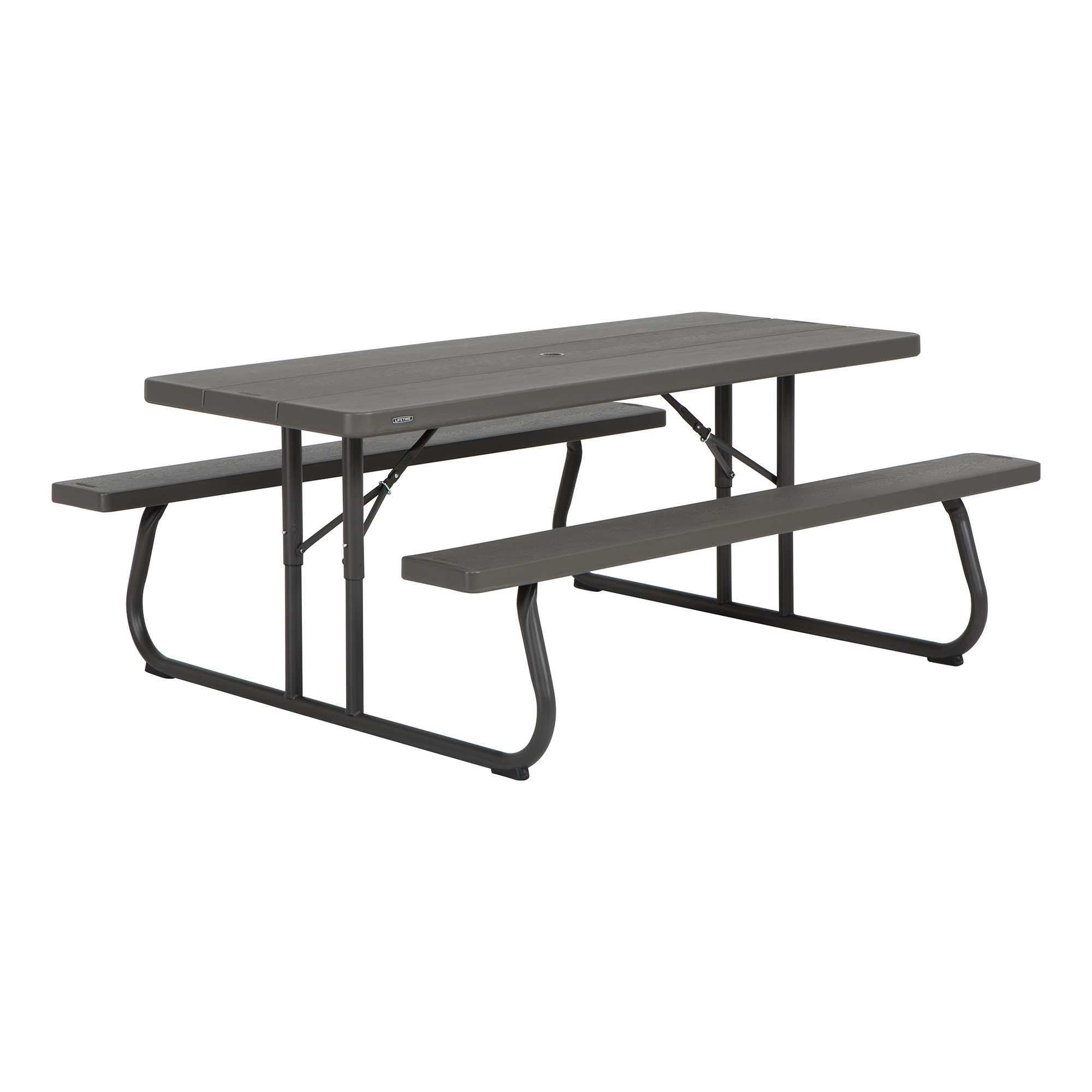 Amazon.com : 6Ft Woodgrain FLD Picnic Table : Patio, Lawn & Garden